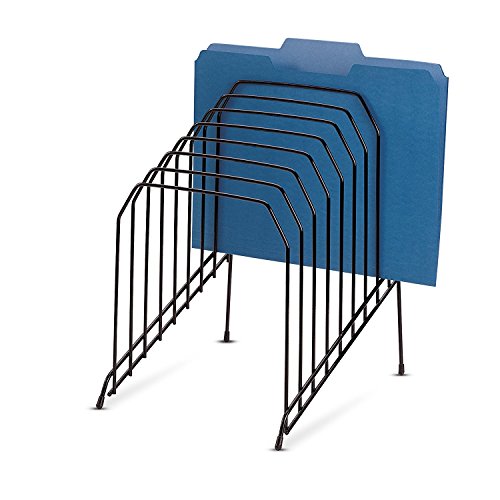 Officemate Triangle Wire Sorter - 7 Height x 7 Width x 11 Depth - Desktop - Sturdy - Chrome - Steel Wire - 1 Each