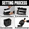 KMMOTORS Jopps Car Garbage Can Patented Car Wastebasket Comfortable Car Mini Organizer (1-1. Jopps Premium Plastic Bags) - Image 3